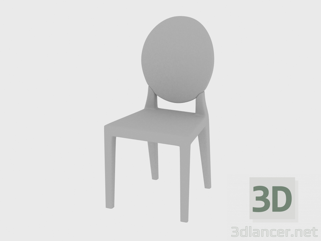 modello 3D Sedia DAMSEL CHAIR (46x50xH94) - anteprima