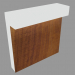 3 डी मॉडल दीपक के बाद मिनी-लेंड बॉर्डर लकड़ी का सिंदूर एच 220 मिमी (L9206W) - पूर्वावलोकन