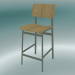 3D modeli Bar sandalyesi Loft (65 cm, Meşe, Tozlu Yeşil) - önizleme