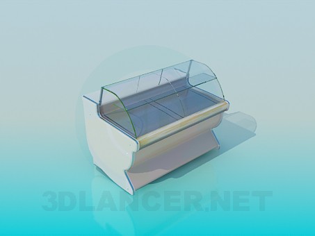 modelo 3D Mostrador refrigerador - escuchar modelo 3D Mostrador refrigerador - escuchar