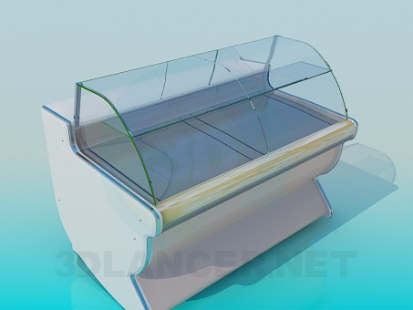 modelo 3D Mostrador refrigerador - escuchar modelo 3D Mostrador refrigerador - escuchar