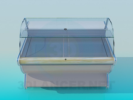 modelo 3D Mostrador refrigerador - escuchar modelo 3D Mostrador refrigerador - escuchar