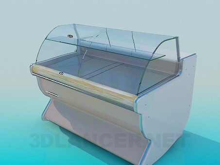 modelo 3D Mostrador refrigerador - escuchar modelo 3D Mostrador refrigerador - escuchar