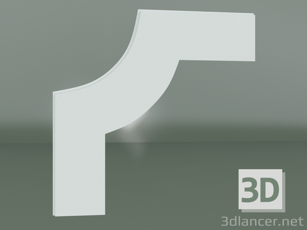 modello 3D Elemento decorativo in stucco ED111 - anteprima