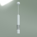 3D modeli Sarkıt lamba DLN001 MR16 (mat beyaz-gümüş) - önizleme