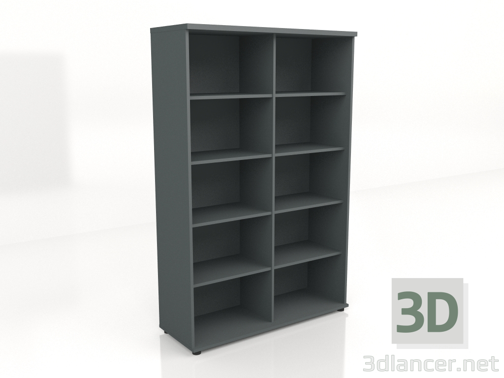 3 डी मॉडल किताबों की अलमारी मानक A5506 (1200x432x1833) - पूर्वावलोकन