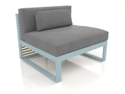 Modular sofa, section 3 (Blue gray)