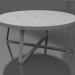 3D modeli Yuvarlak yemek masası Ø175 (DEKTON Kreta, Antrasit) - önizleme