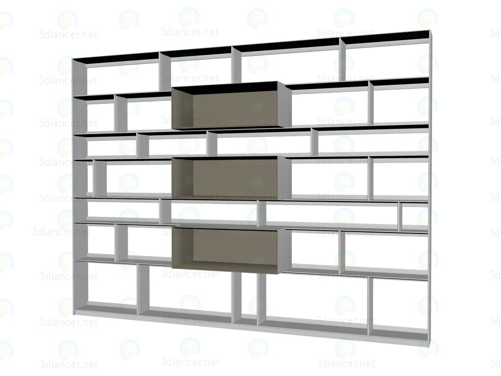 3d model Sistema de mobiliario (rack) FC0927 - vista previa