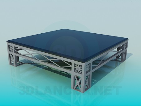 modelo 3D Mesa cuadrada - escuchar modelo 3D Mesa cuadrada - escuchar