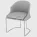 3D modeli Sandalye DAPHNE SANDALYE (56X55XH82) - önizleme
