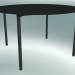 modèle 3D Table MONZA (9224-01 (Ø 129cm), H 73cm, HPL noir, aluminium, revêtement époxy noir) - preview