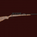 modèle 3D fusil de sniper - preview
