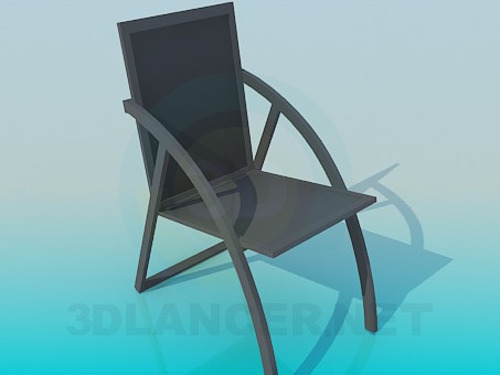3D Modell Veranda-Stuhl - Vorschau