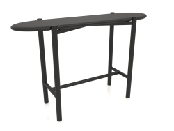Table console KT 01 (1200x340x750, bois noir)