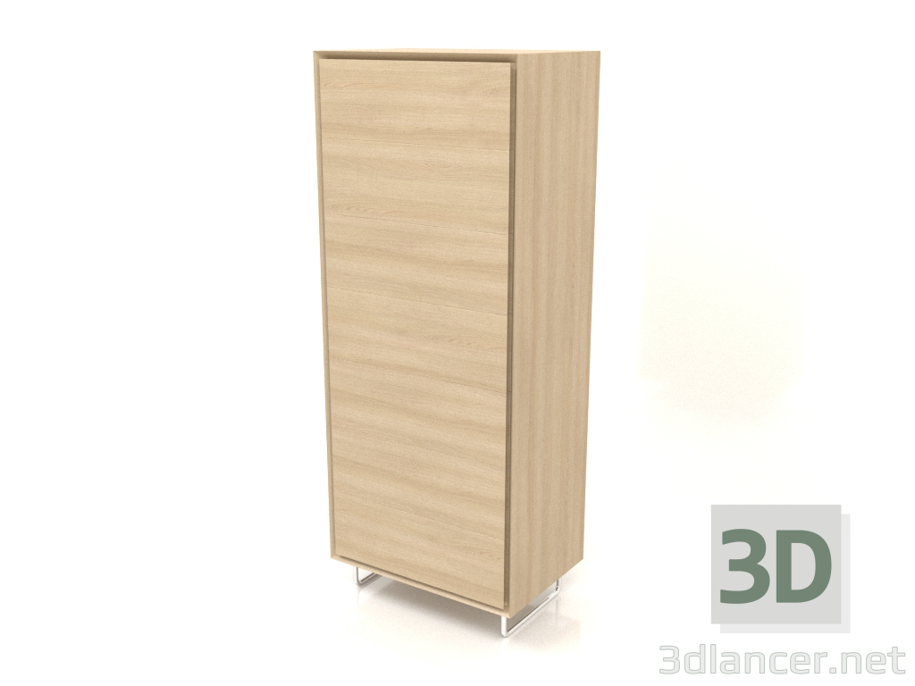 3D Modell Kommode TM 013 (600x400x1500, Holz weiß) - Vorschau