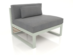 Modular sofa, section 3 (Cement gray)