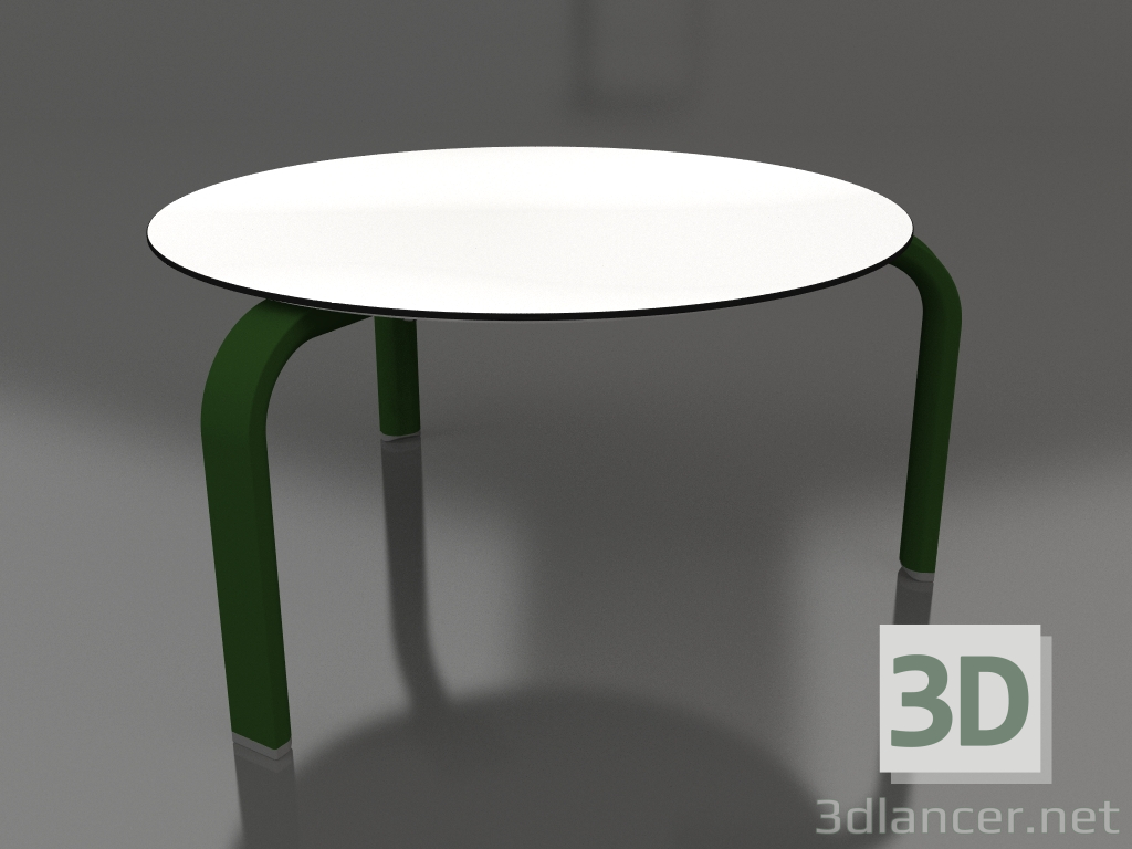 modello 3D Tavolino rotondo Ø70 (Verde bottiglia) - anteprima