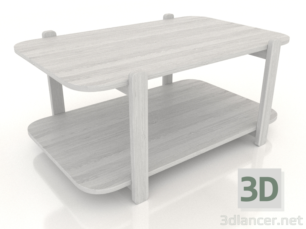 modello 3D Tavolino (bianco RAL 9010) - anteprima