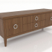 3d model Mueble TV 2 1500 mm (nogal claro) - vista previa