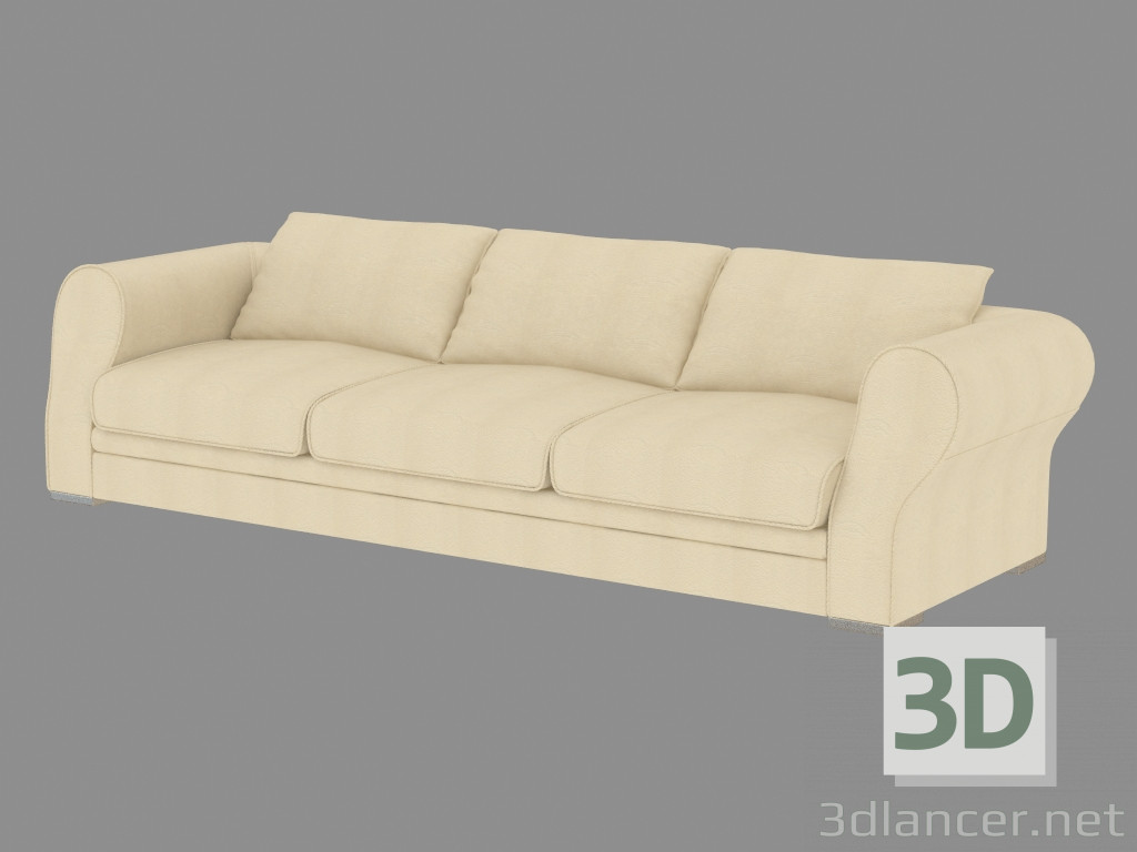 3d model Sofa modern four-seater Otello (320х114х75) - preview