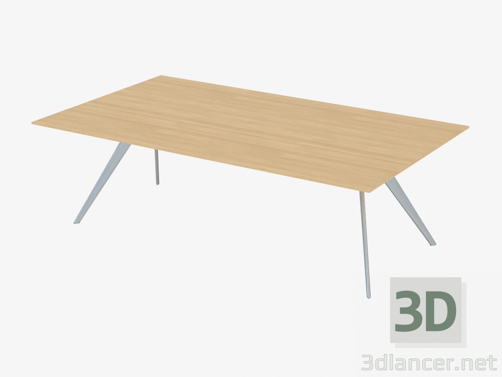 3 डी मॉडल डाइनिंग टेबल (2400х1400 नी 750) - पूर्वावलोकन