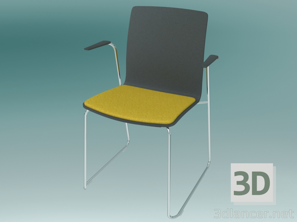 3d model Visitor Chair (K22V3 2P) - preview