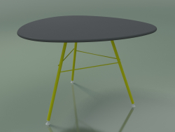 Outdoor table with a triangular worktop 1813 (H 50 - D 79 cm, HPL, V37)