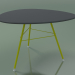 3d model Outdoor table with a triangular worktop 1813 (H 50 - D 79 cm, HPL, V37) - preview