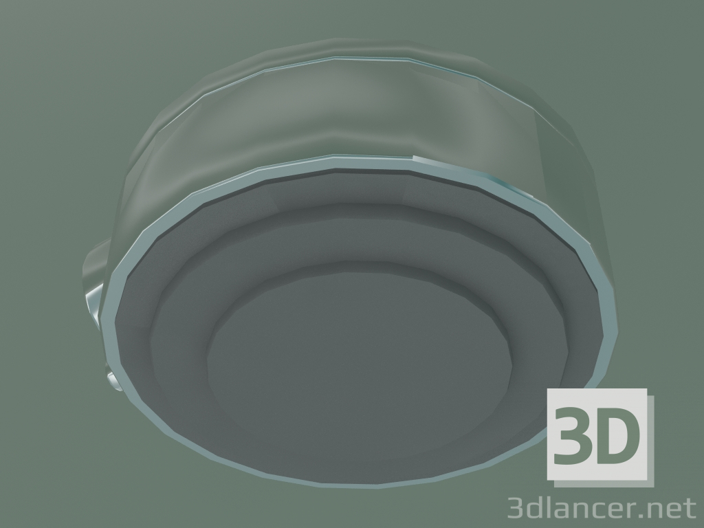 modello 3D Soffione doccia, 3 getti - anteprima
