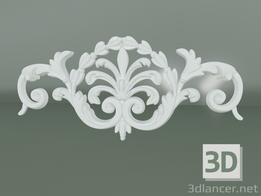 modèle 3D Élément de décoration en stuc ED114 - preview