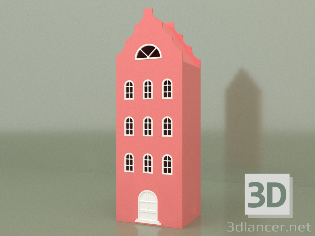3d model Wardrobe house XL-9 (Coral) - preview