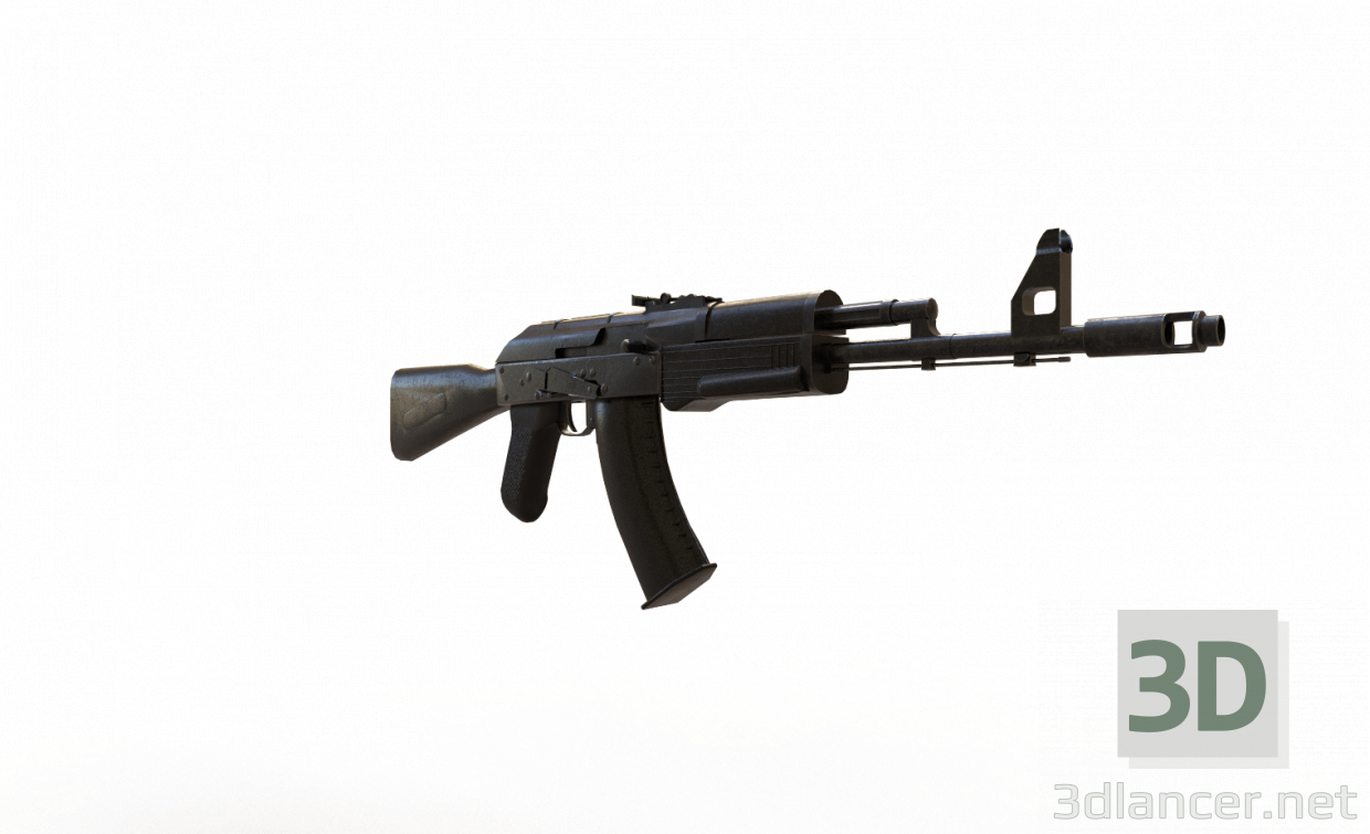 3d AK-74M model buy - render