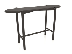 Table console KT 01 (1200x340x750, bois marron foncé)