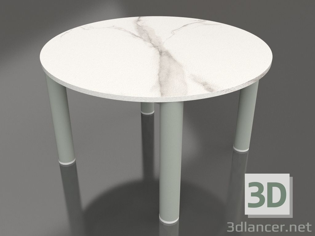 modello 3D Tavolino P 60 (Grigio cemento, DEKTON Aura) - anteprima