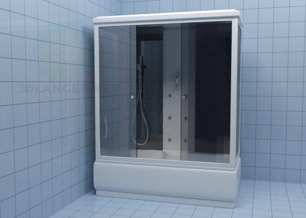 3d model Shower Aqua.joy 1700 - preview 3d model Shower Aqua.joy 1700 - preview