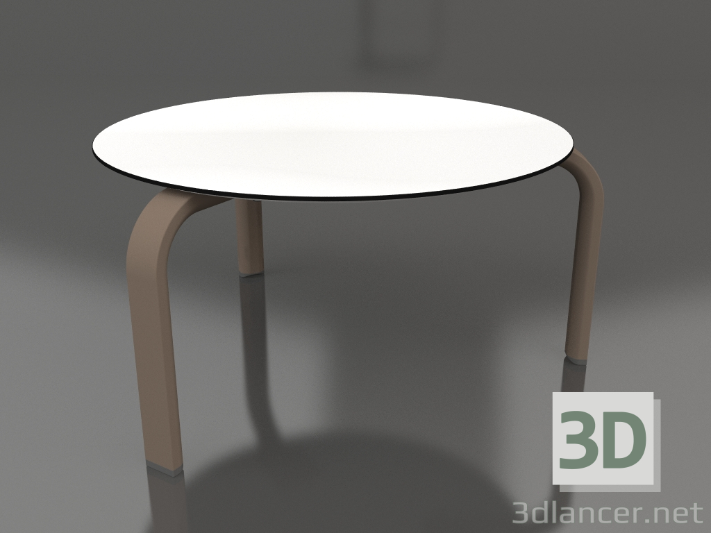 3d model Round coffee table Ø70 (Bronze) - preview