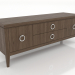 3d model Mueble TV 2 1500 mm (nogal fresno aclarado) - vista previa