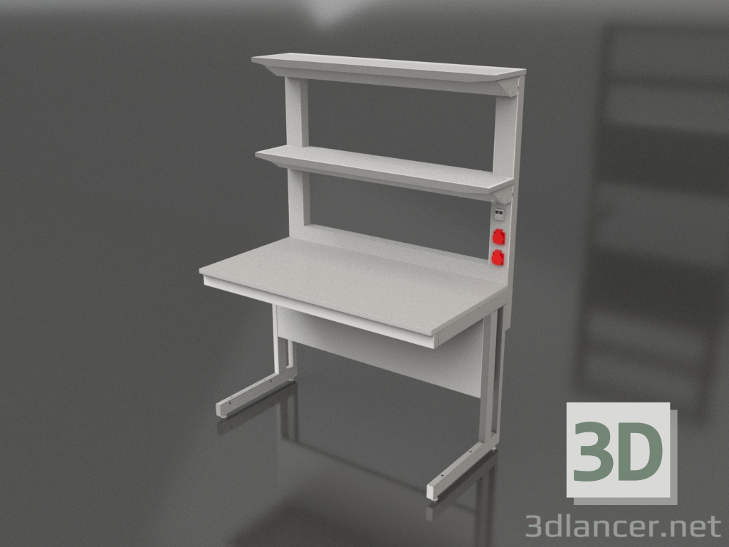 3D modeli İki raflı laboratuvar masası LK-1200 SP 770 - önizleme 3D modeli İki raflı laboratuvar masası LK-1200 SP 770 - önizleme