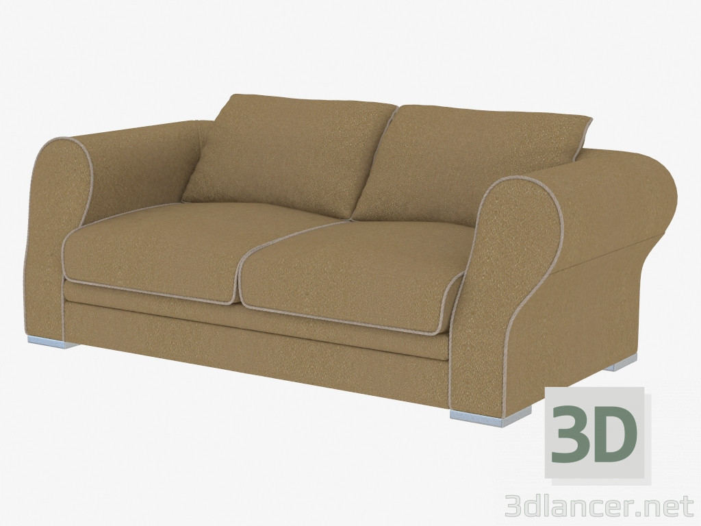 3D Modell Sofa moderne Doppel-Otello (220х114х75) - Vorschau