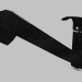 modèle 3D Mitigeur d'évier avec poignée rétractable - graphite Pepe (BDP 271M) - preview
