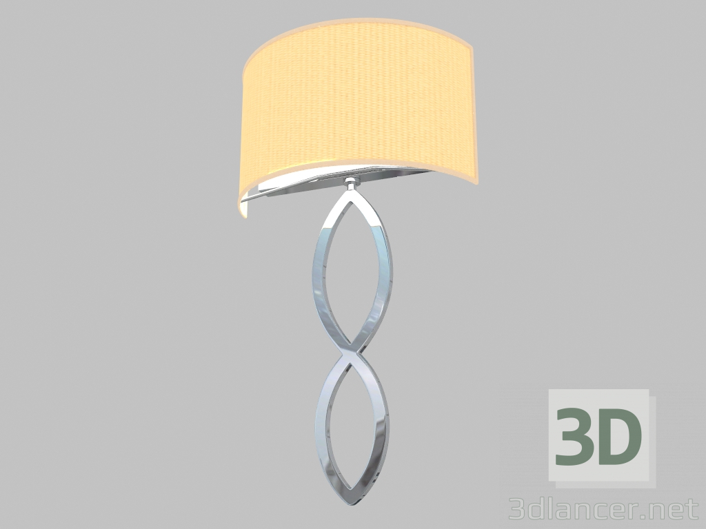 3D Modell Wandlampe (1121A beige) - Vorschau