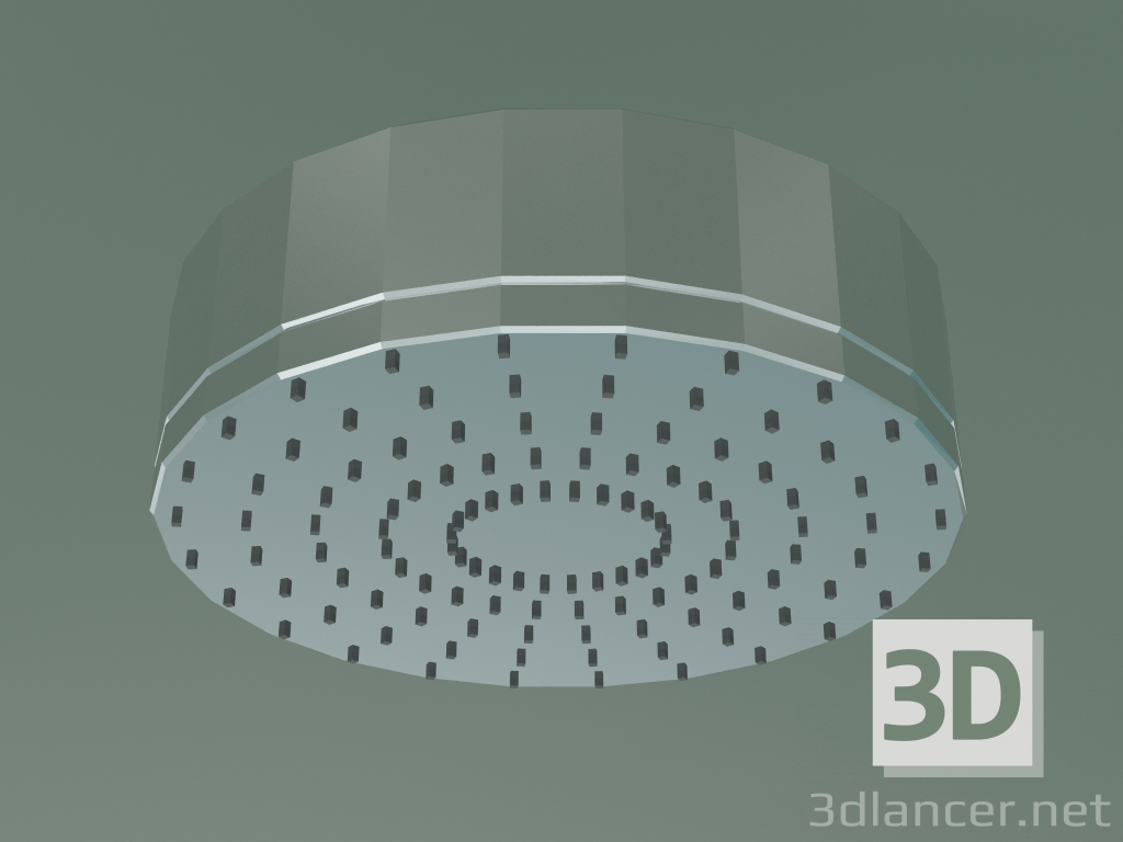 modello 3D Soffione doccia 180 1 getto (28489000) - anteprima