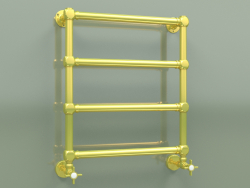 Heated towel rail Minuette (596x540, Gold)