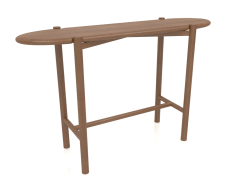 Table console KT 01 (1200x340x750, bois brun clair)