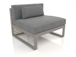 Modular sofa, section 3 (Quartz gray)