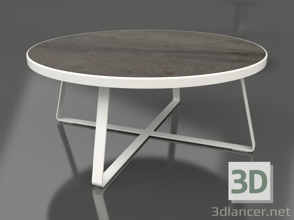 modèle 3D Table à manger ronde Ø175 (DEKTON Radium, Gris Agate) - preview