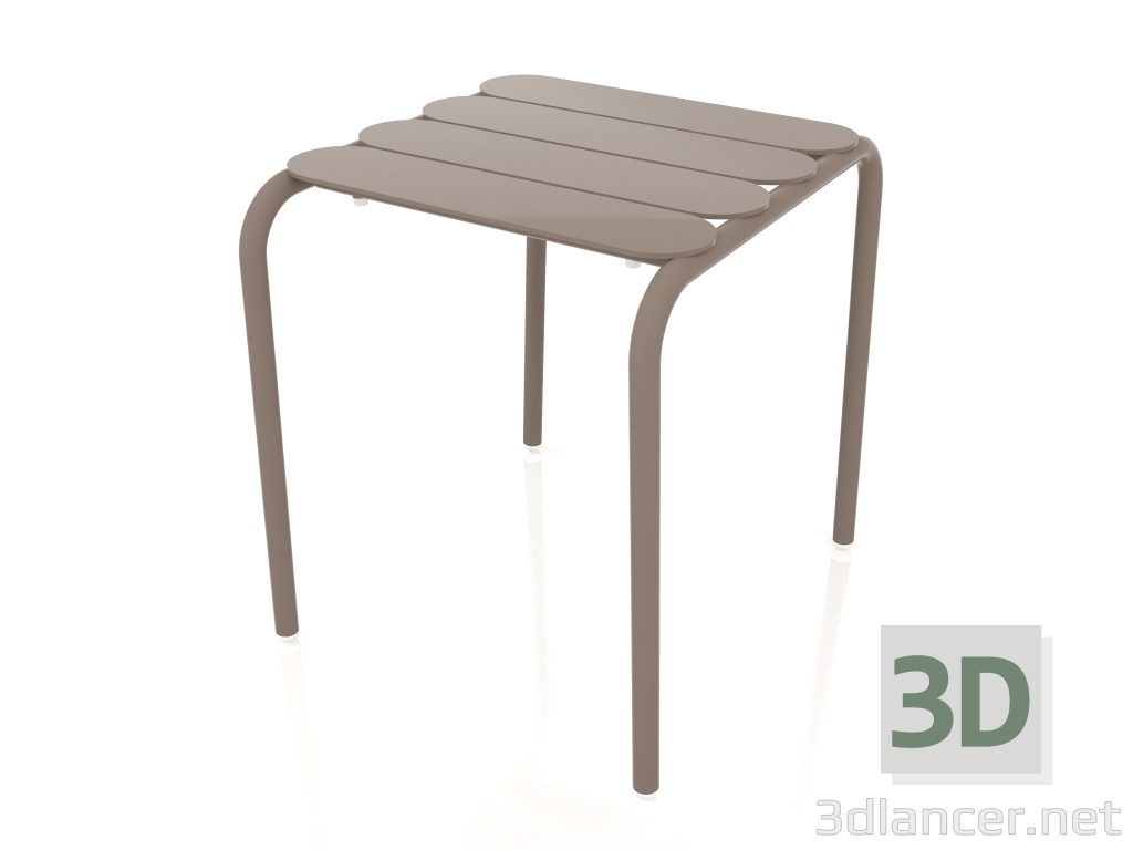 Modelo 3d Banqueta baixa. Mesa lateral (Bronze) - preview