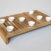 3D modeli Çay için Çin masa - önizleme
