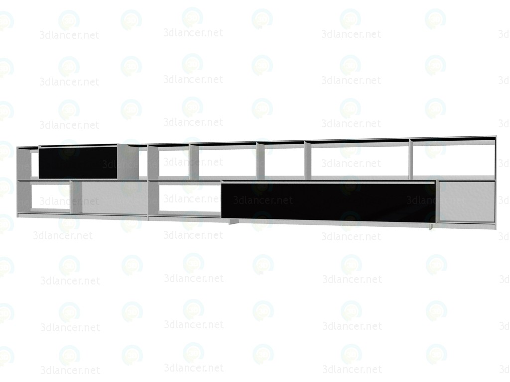 3D Modell Möbel-System (Rack) FC0930 - Vorschau